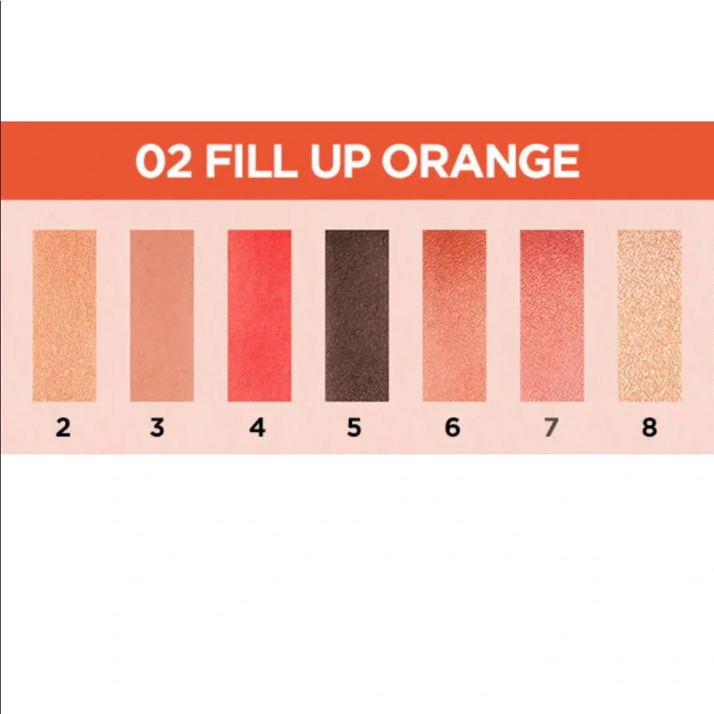 TOUCH IN SOL Fill Up Orange Eyeshadow Palette $32